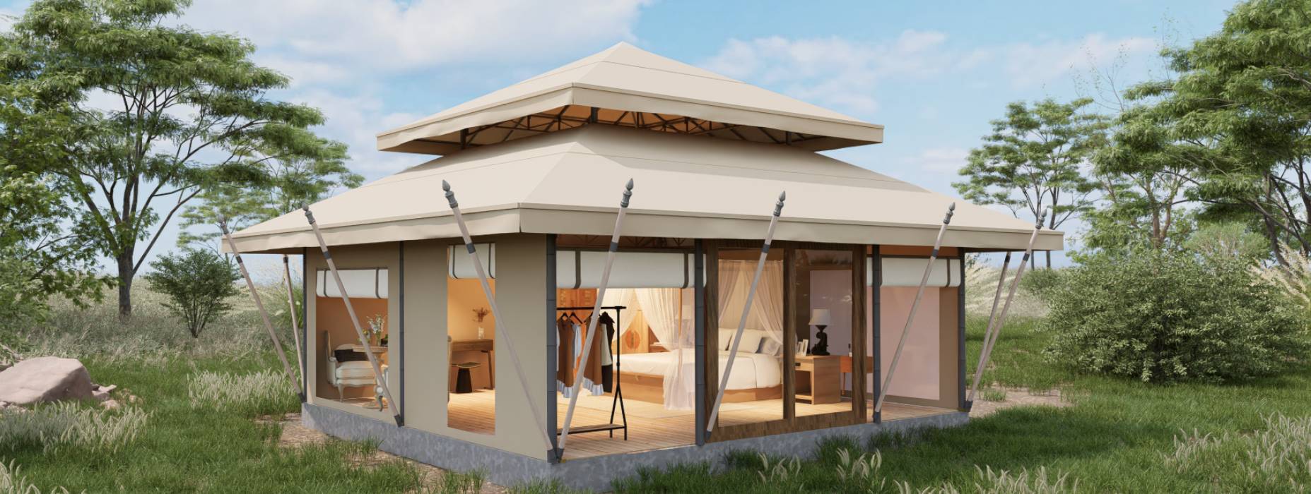 双塔区户外野奢帐篷